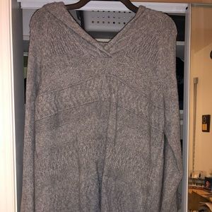 Grey Sweater w/ Hoodie